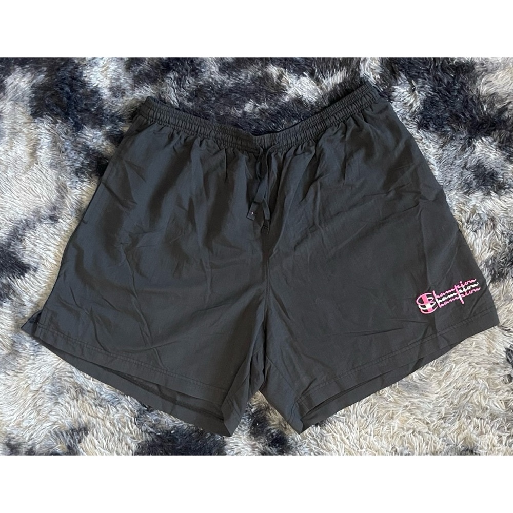 Vintage Champion Embroidered Logo Shorts